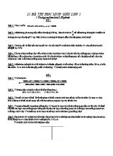 15 Đề thi học sinh giỏi môn Toán Lớp 5